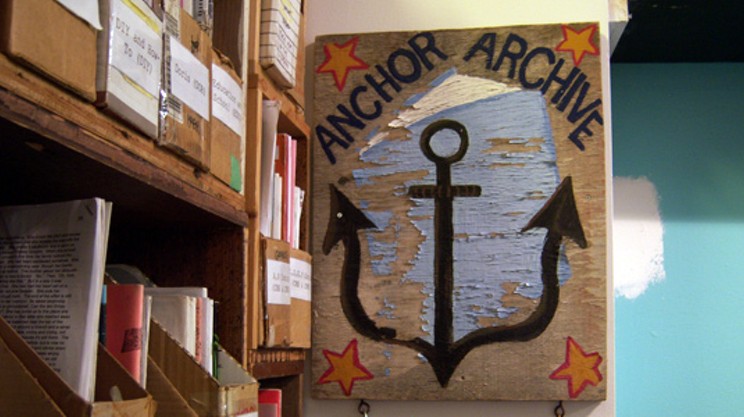 Anchor Archive Zine library zines in