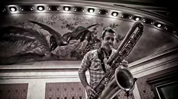 Image: Colin Stetson, Jerry Granelli, Jay Clayton