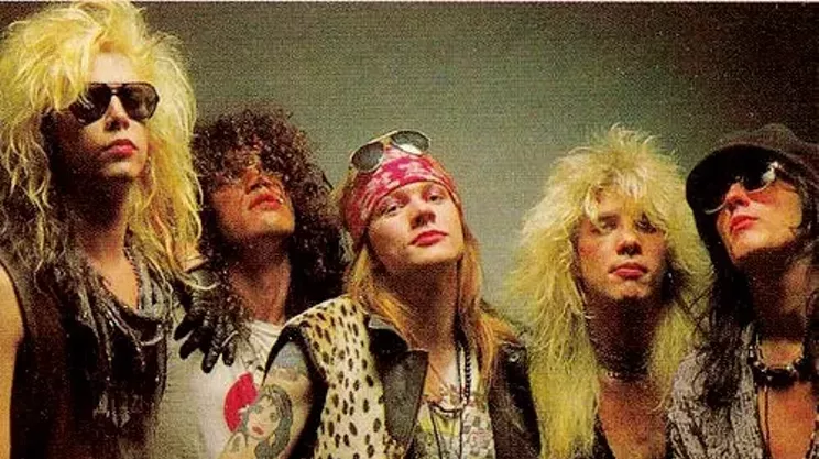 Image: Guns N' Roses with Sebastien Bach, Danko Jones