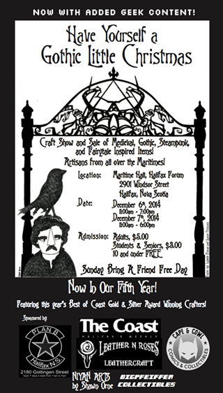 Image: Have Yourself A Gothic Little Christmas Craft Show and Sale