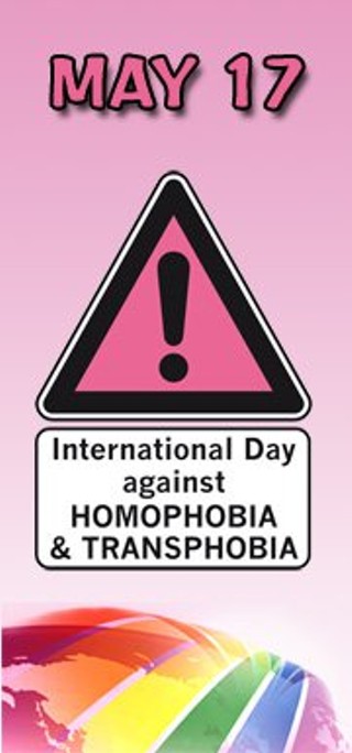 International Day Against Homophobia and Transphobia Rally