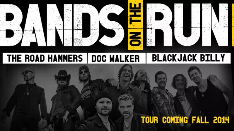 Image: The Road Hammers, Doc Walker, Blackjack Billy (Bands on the Run Tour)