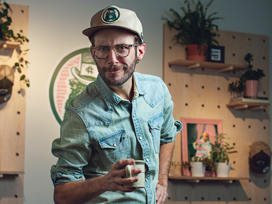 Drew Voegeli is your friendly neighbourhood restaurateur at the Cheeky Neighbour Diner.