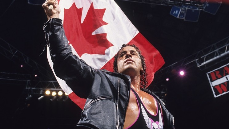 Oh, it's the greatest wrestler Canada ever produced, Bret "The Hitman" Hart.
