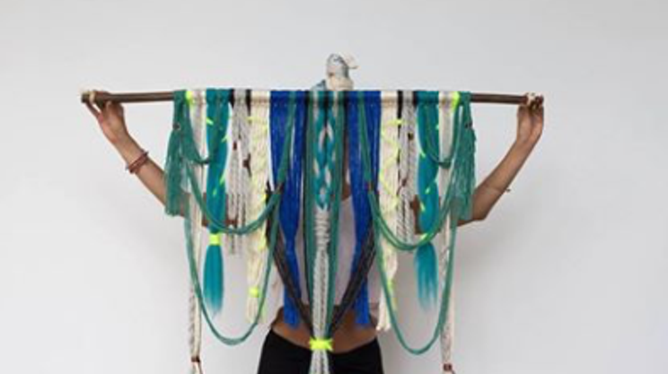 Mimi Audellynn's fibre art show