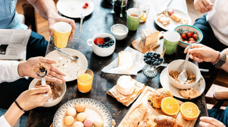 Image: New Year's Day brunch buffet