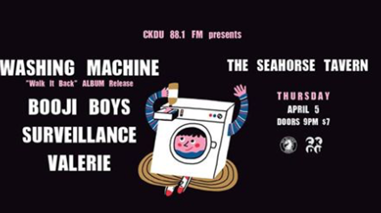 Image: Washing Machine album release show w/Booji Boys, Surveillance, Valerie