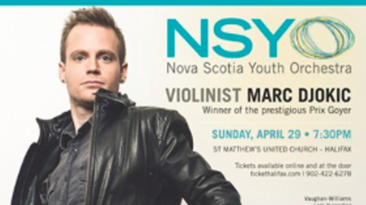 Image: Nova Scotia Youth Orchestra Spring Concert feat. Marc Djokic