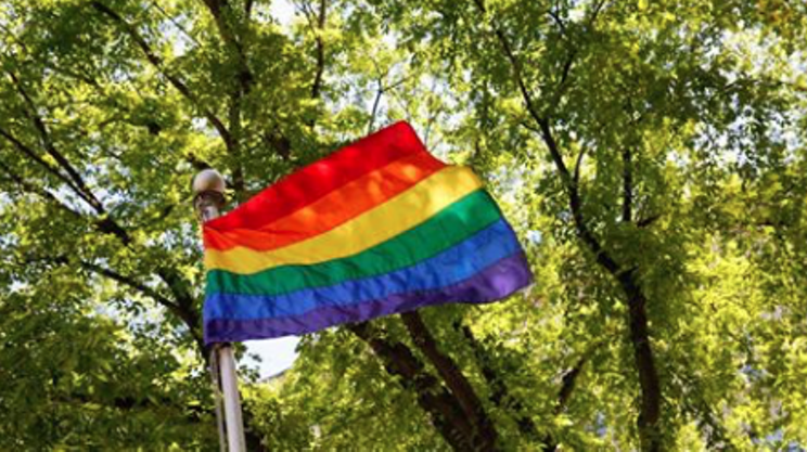 Image: 2018 Pride Flag Raising Ceremony