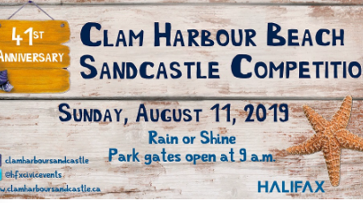 Image: Clam Harbour Beach Sandcastle Competition