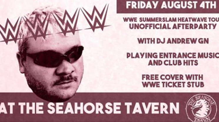 Image: WWE Halifax unofficial after-party