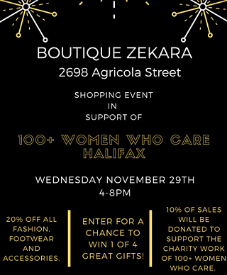 Boutique Zerka's 100+ Women Who Care