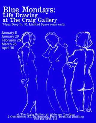 Blue Mondays: Life Drawing at The Craig Gallery