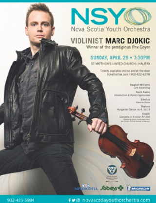 Nova Scotia Youth Orchestra Spring Concert feat. Marc Djokic