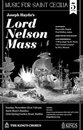 Image: The King's Chorus presents Music for Saint Cecilia: The Lord Nelson Mass feat. Ensemble Regale