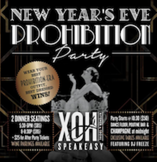 New Year's Eve Prohibition Party