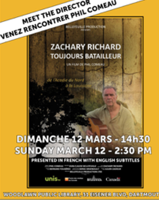 Image: Zachary Richard, Toujours Batailleur Screening
