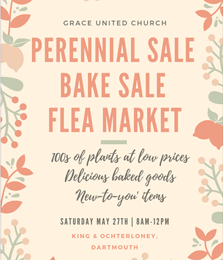 Perennial Sale, Bake Sale and Flea Market