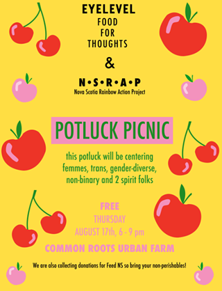 Public potluck picnic