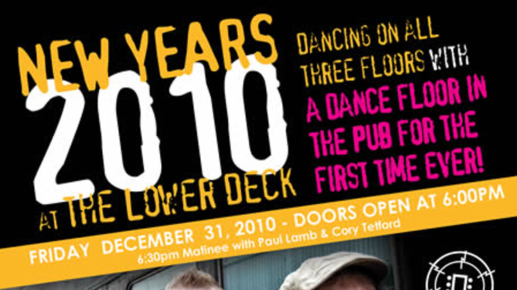 Image: Win 2 tickets to New Years 2010 at The Lower Deck