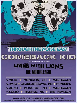 Image: Win a Pair of Tickets to Through The Noise East, featuring Comeback Kid!