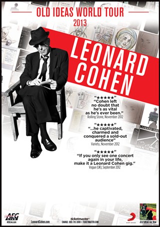 Win tickets to Leonard Cohen!