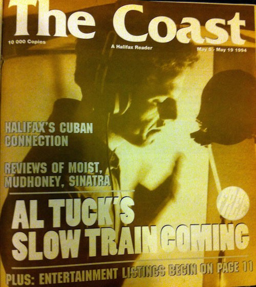 A Coast cover from 1994 featuring musician Al Tuck