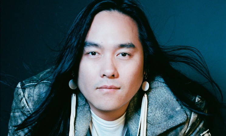 Oji-Cree singer-songwriter Aysanabee is nominated for three JUNO awards in 2024. He performs at Halifax's Light House Arts Centre on Mar. 21, 2024.