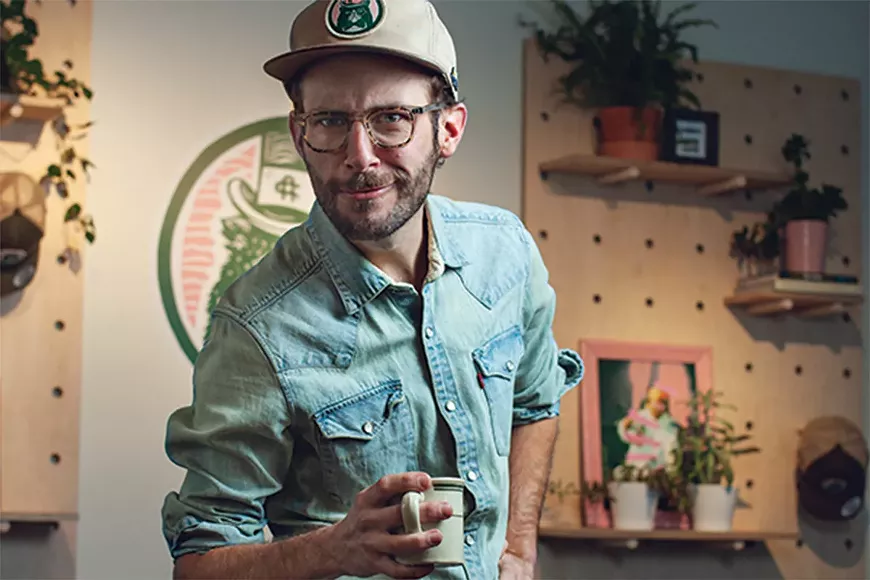 Drew Voegeli is your friendly neighbourhood restaurateur at the Cheeky Neighbour Diner