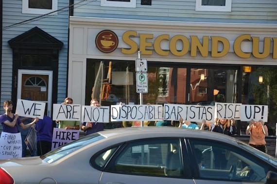 Second Cup disciplined, fired union organizers