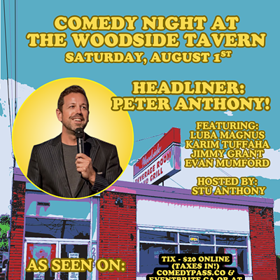 Image: Comedy Night at The Woodside Tavern! Feat: Peter Anthony