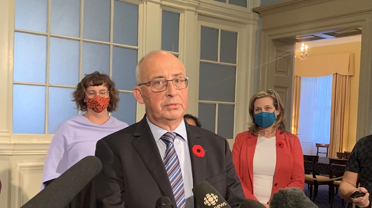Gary Burrill steps down as NDP leader, “this is the right moment to renew ourselves”