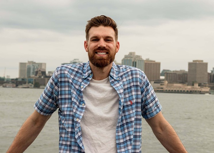 Bachelorette contestant Chris Gallant, 27, works as a content producer and public speaker in Halifax.