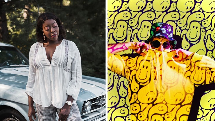 Halifax artists Jah'Mila (left) and Rich Aucoin (right) are both in the running for awards at the 2024 JUNOs on Mar. 24, 2024.