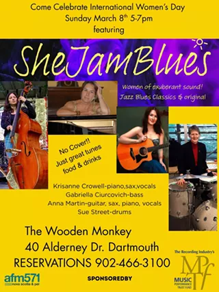 Image: International Women's Day with SheJamBlues