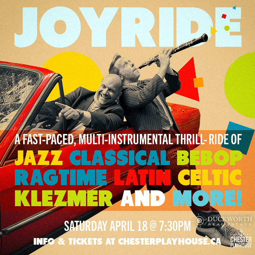 Poster for JoyRide at the Chester Playhouse