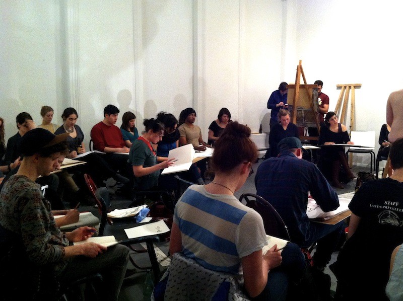 Draw Nudes With Local Dudes life drawing event gets relaxed