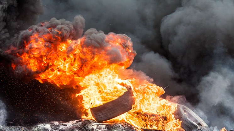 Nova Scotia approves tire burning just in time for the end of the world