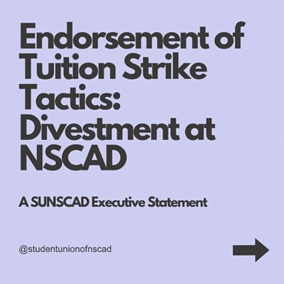 NSCAD student union to consider fall tuition strike if disclosure and divestment calls not met