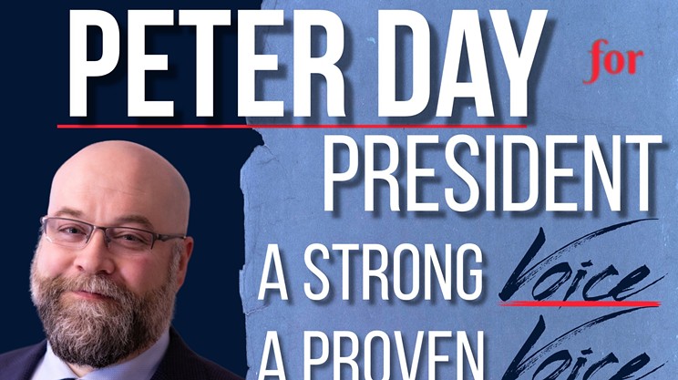 Peter Day wins presidency of teachers’ union Wednesday evening