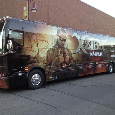 This is what Xzibit's tour van looks like