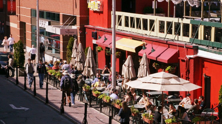 Sidewalk patios come out this week, but few take to the streets
