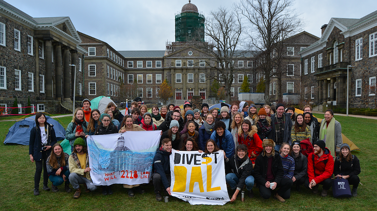 Student-led campout put divestment back on the table at Dalhousie
