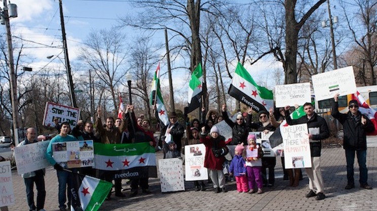 Syrian civil war echoes in Halifax
