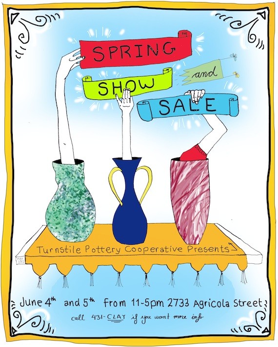 Turnstile Pottery Co-op's Spring Show & Sale
