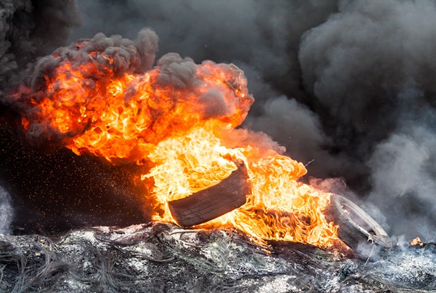 Nova Scotia approves tire burning just in time for the end of the world