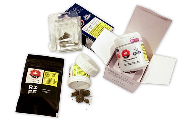 Legal cannabis over-packaged