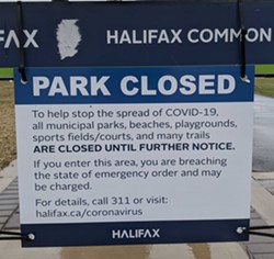 The Halifax Common: the grass is lava