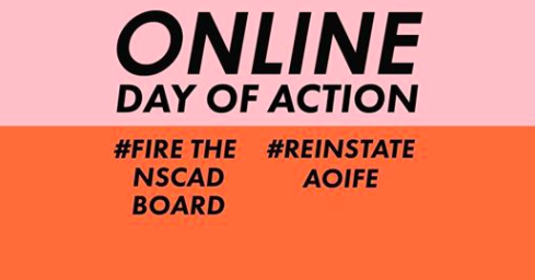 Friends of NSCAD mean business at Tuesday's Online Day of Action