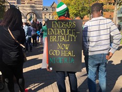 Nigerians in Halifax call for an end to police brutality in Nigeria (2)